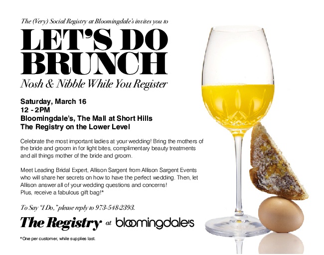 Brides-to-Be: Join Us for Brunch!